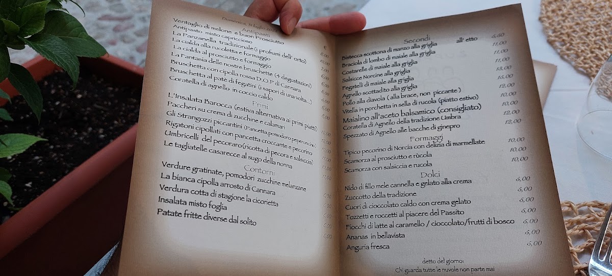 Menu Ristorante Albergo Le Mura-3